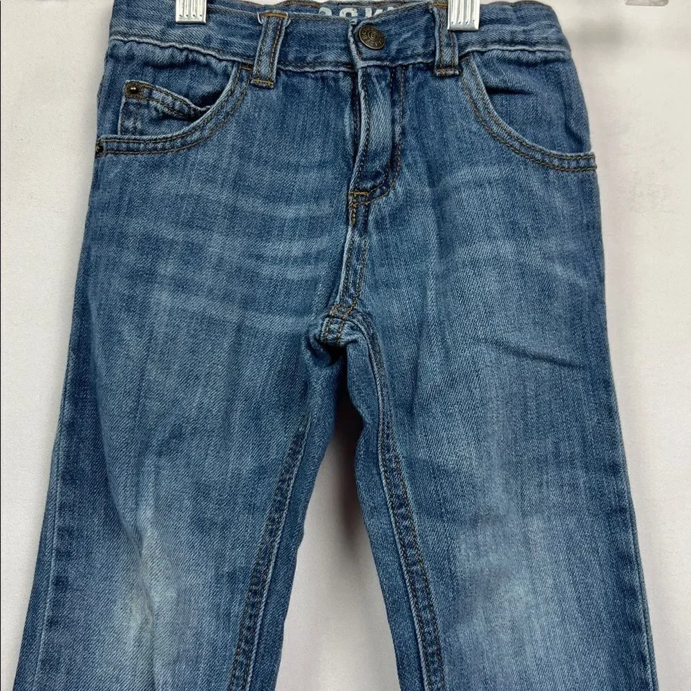 Crazy 8 Blue Rocker Jeans adjustable waistband Size 3T